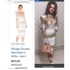 Worn for one hour came with a tiny hole in the back of dress can’t even notice